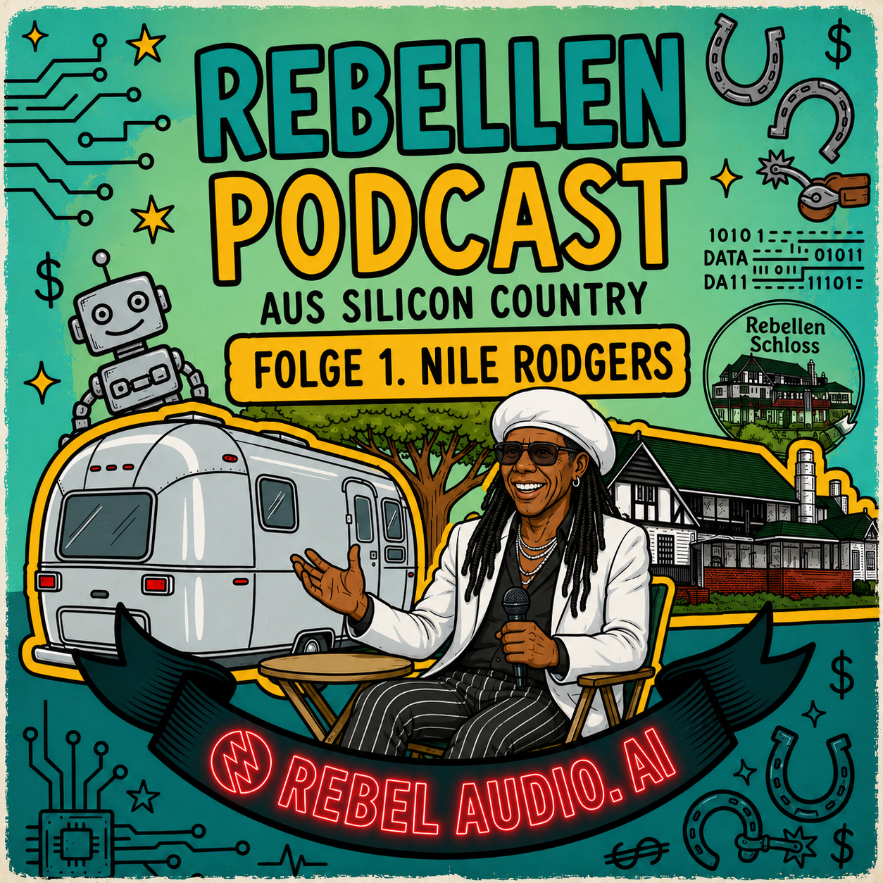 Der Rebel Podcast | Nile Rodgers episode artwork